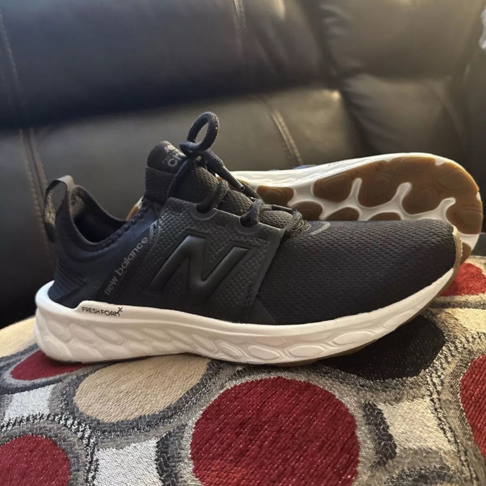 New Balance Unisex Fresh Foam X Cruz Black Running Shoes Sneakers M9 And W10.5 - Picture 4 of 7